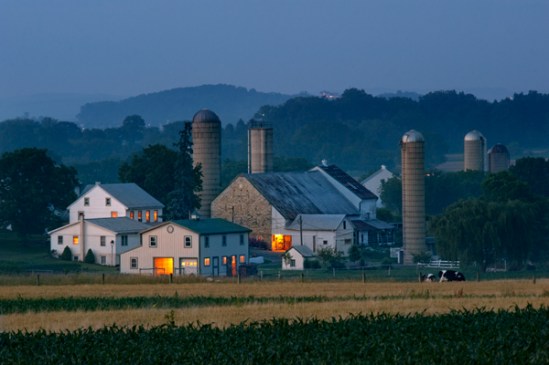farm-light-at-dusk