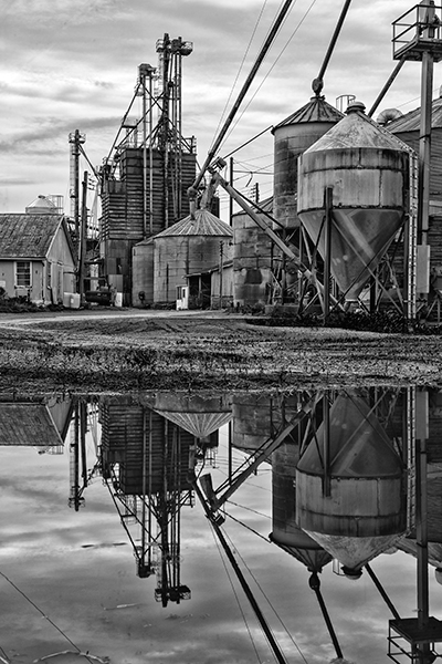 reflecting-silos